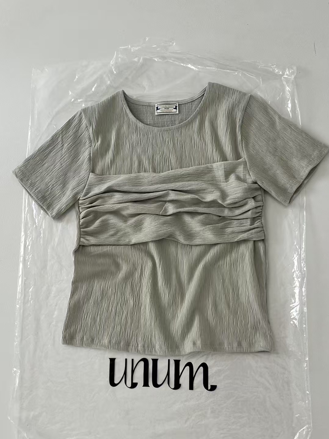 UNUSUALMARKET直郵韓國代購㊣女裝新款推薦休閑25春夏熱賣T恤UNUM-UNUSUAL MARKETT恤