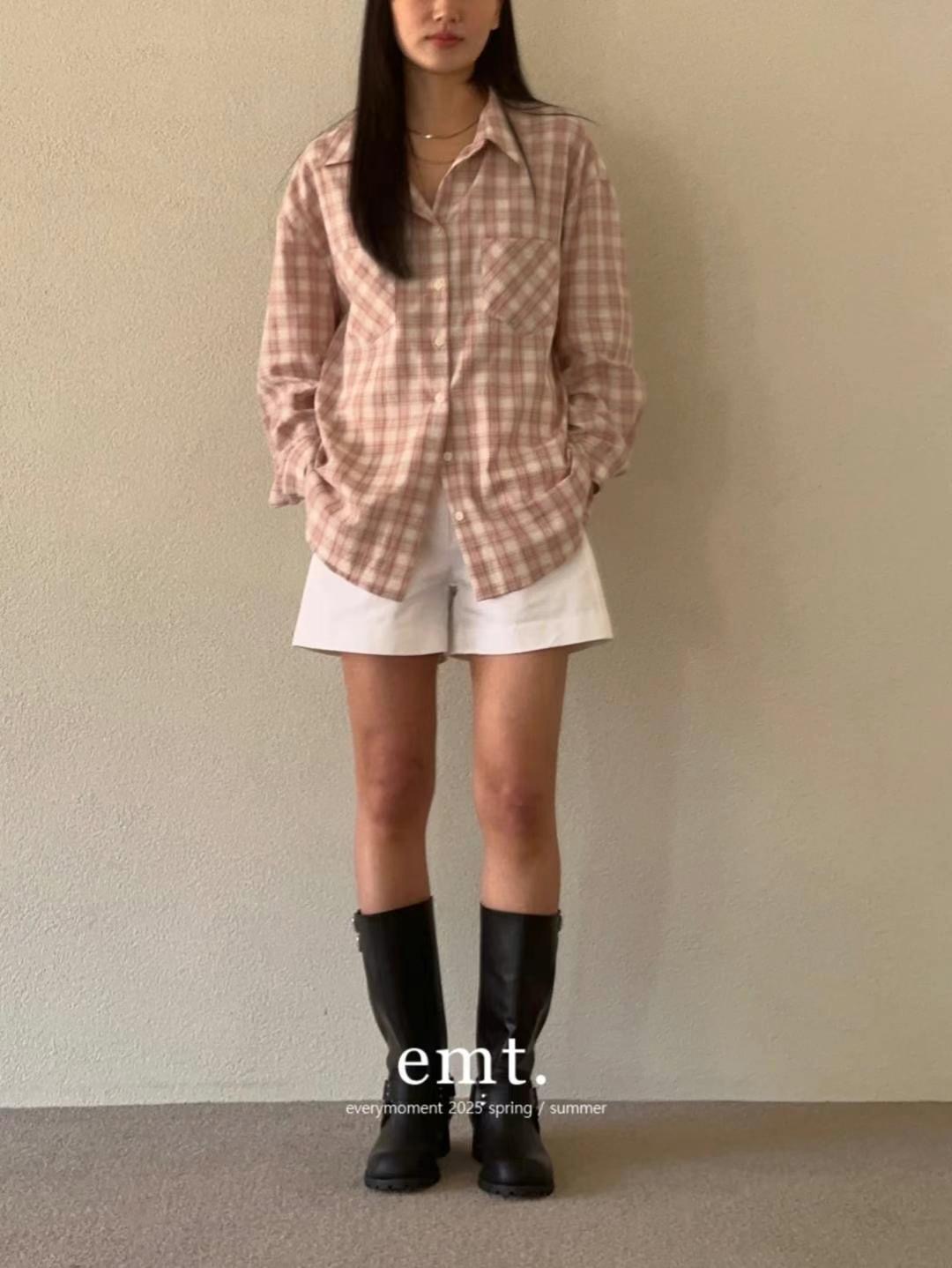 EVERY MOMENT韓國直郵㊣東大門實拍女裝新款人氣襯衫蕾絲衫格紋EVERY MOMENT襯衫/蕾絲衫
