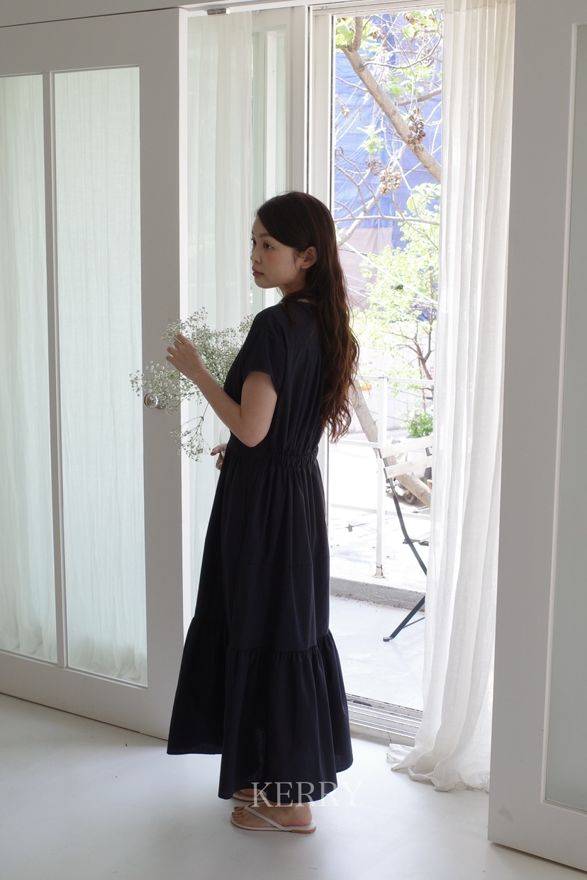 KERRY韓國直郵女士新品推薦25春夏熱賣休閑職業人氣時尚連衣裙KERRY連衣裙