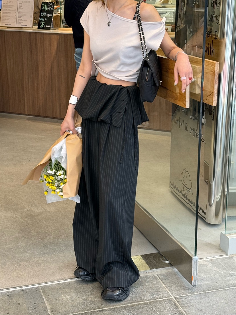 ZEROZERO東大門代購女士新款職業休閑推薦25春夏時尚休閑褲ZEROZERO休閑褲