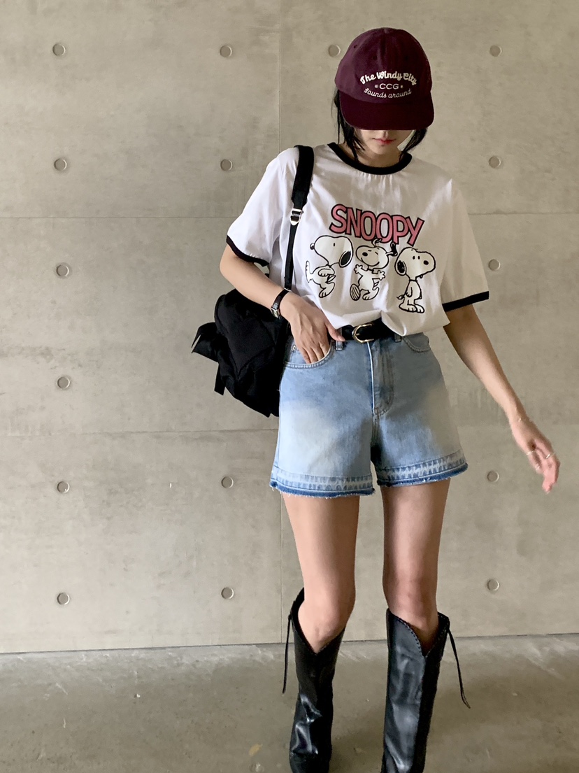 DAVICHI東大門代購女裝新品真品休閑職業推薦短褲含隨機腰帶DAVICHI短褲