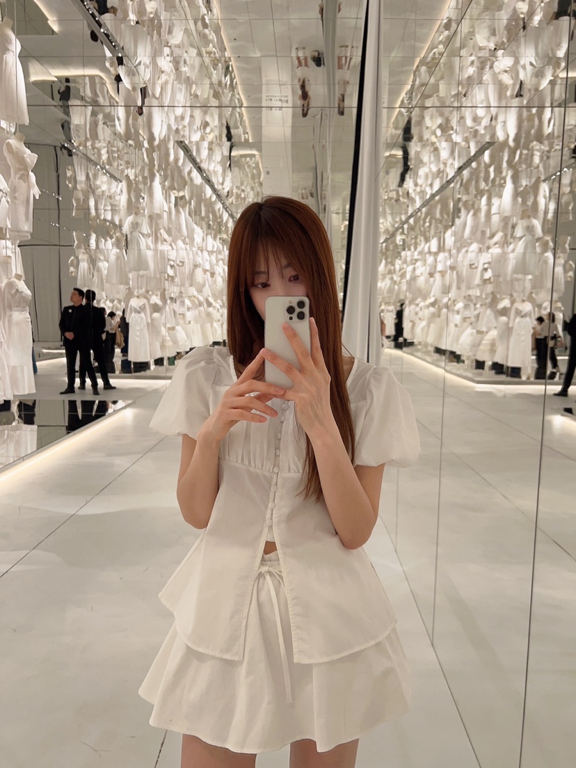 BANI BLUSH東大門代購女士新品熱賣休閑25春夏真品襯衫蕾絲衫BANI BLUSH襯衫/蕾絲衫