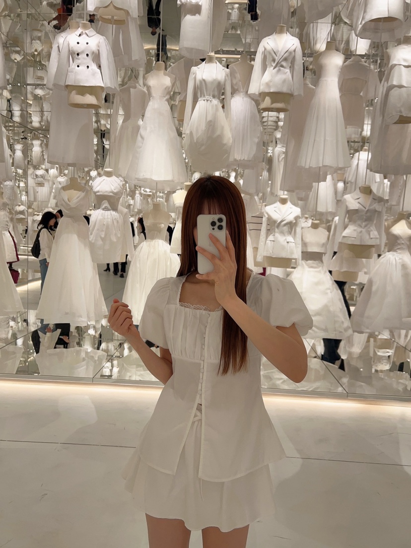 BANI BLUSH東大門代購女士新品熱賣休閑25春夏真品襯衫蕾絲衫BANI BLUSH襯衫/蕾絲衫