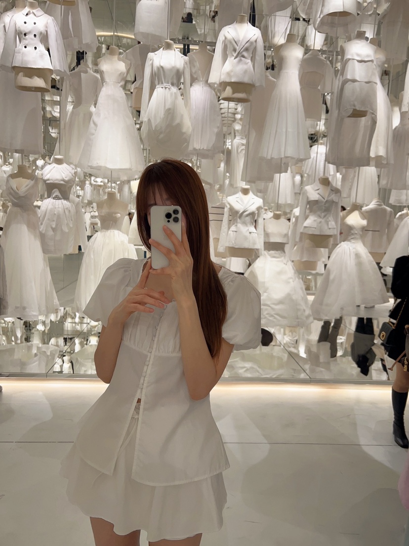 BANI BLUSH東大門代購女士新品熱賣休閑25春夏真品襯衫蕾絲衫BANI BLUSH襯衫/蕾絲衫