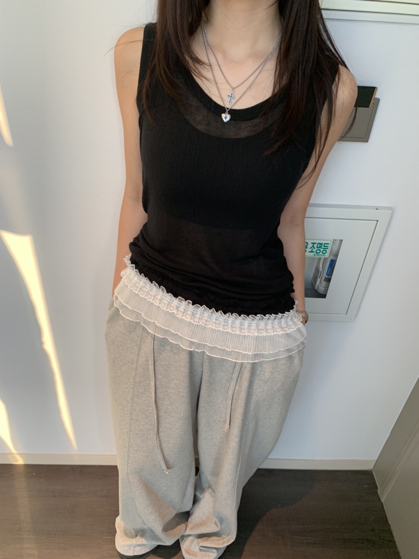 BADCALM韓國代購女士新款休閑熱賣時尚人氣25春夏真品吊帶背心BADCALM吊帶/背心