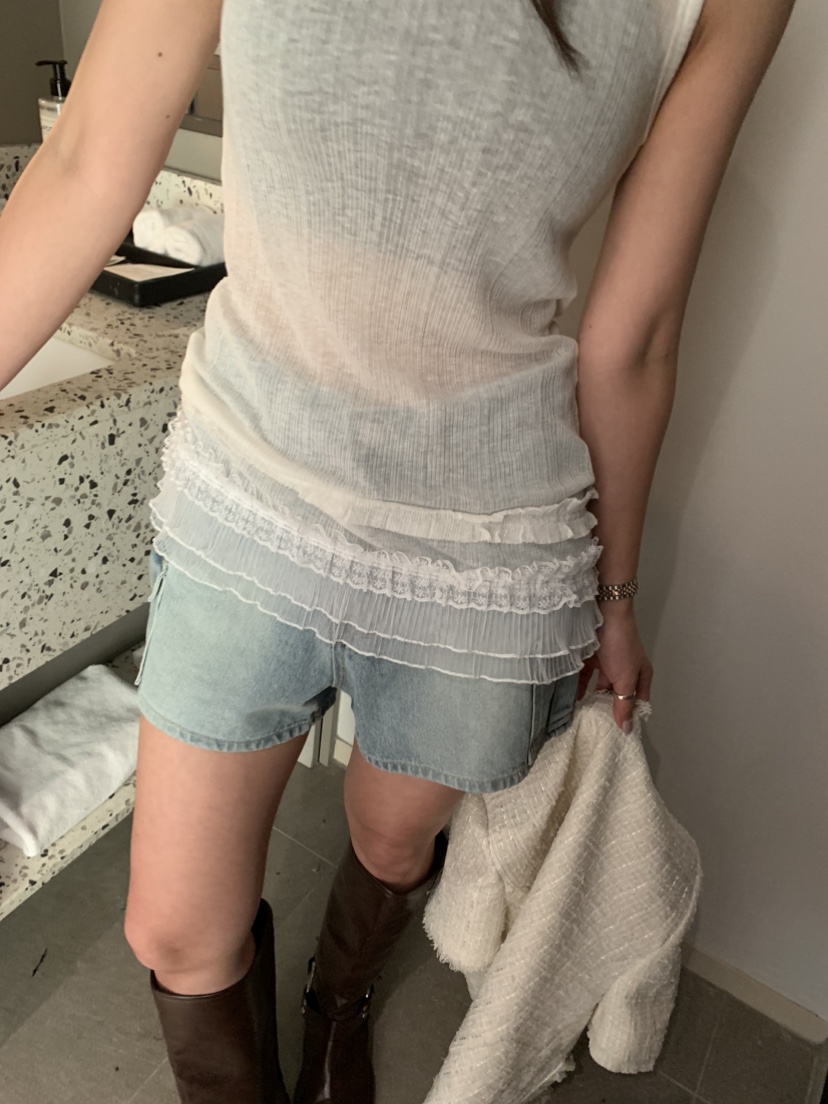 BADCALM韓國代購女士新款休閑熱賣時尚人氣25春夏真品吊帶背心BADCALM吊帶/背心圖色2