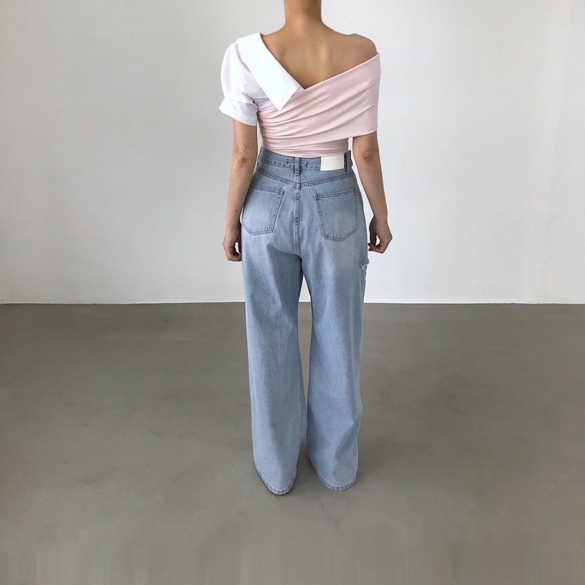 2TWO MOON東大門代購女士新款真品休閑25春夏人氣襯衫蕾絲衫2TWO MOON襯衫/蕾絲衫