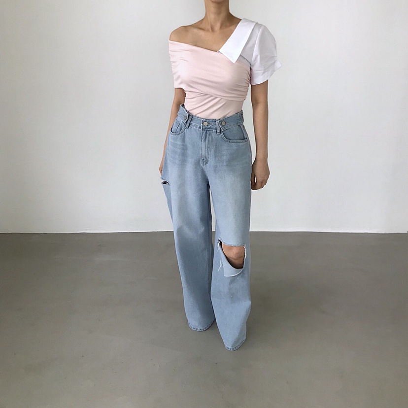 2TWO MOON東大門代購女士新款真品休閑25春夏人氣襯衫蕾絲衫2TWO MOON襯衫/蕾絲衫