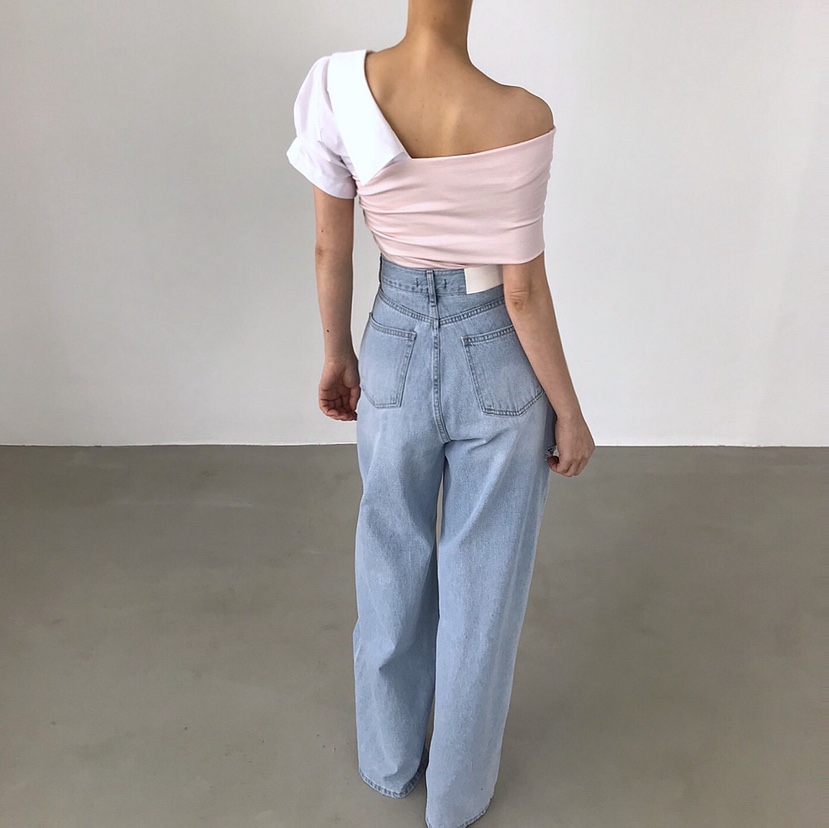 2TWO MOON東大門代購女士新款真品休閑25春夏人氣襯衫蕾絲衫2TWO MOON襯衫/蕾絲衫