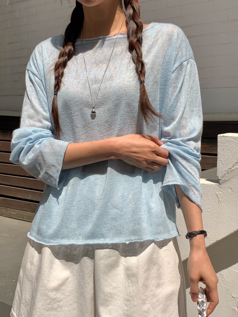PARSLEY韓國直郵女裝新款休閑人氣真品職業推薦時尚長袖T恤Daze長袖T恤