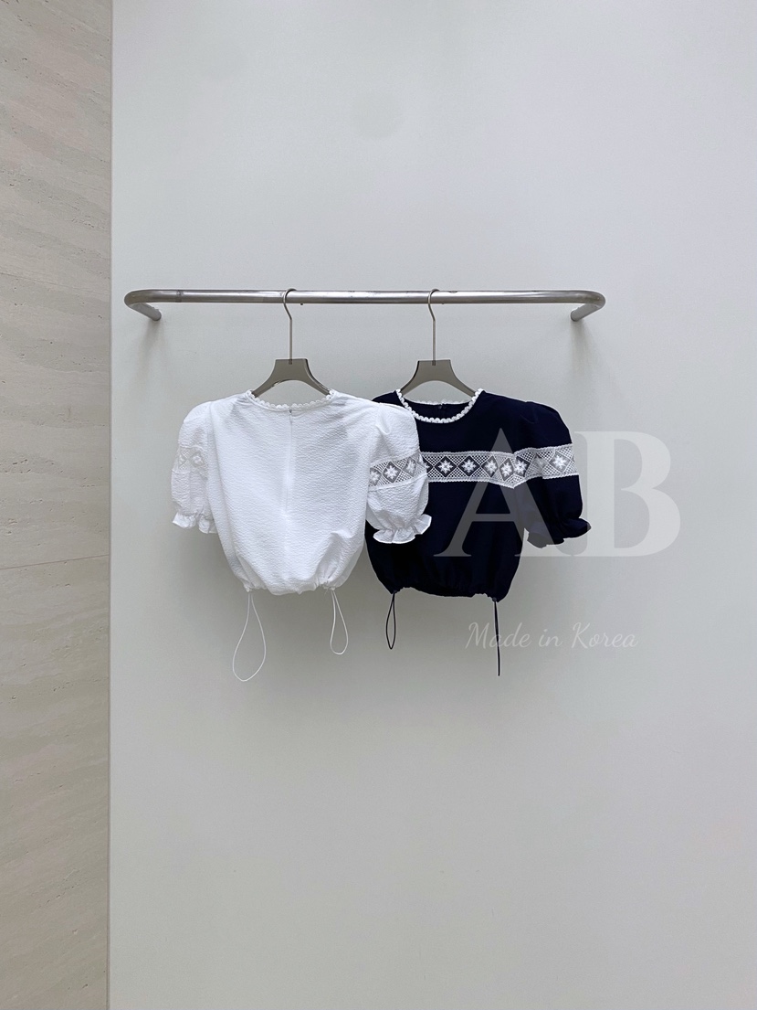 AB韓國直郵女裝新品職業25春夏人氣推薦真品熱賣襯衫蕾絲衫AB襯衫/蕾絲衫