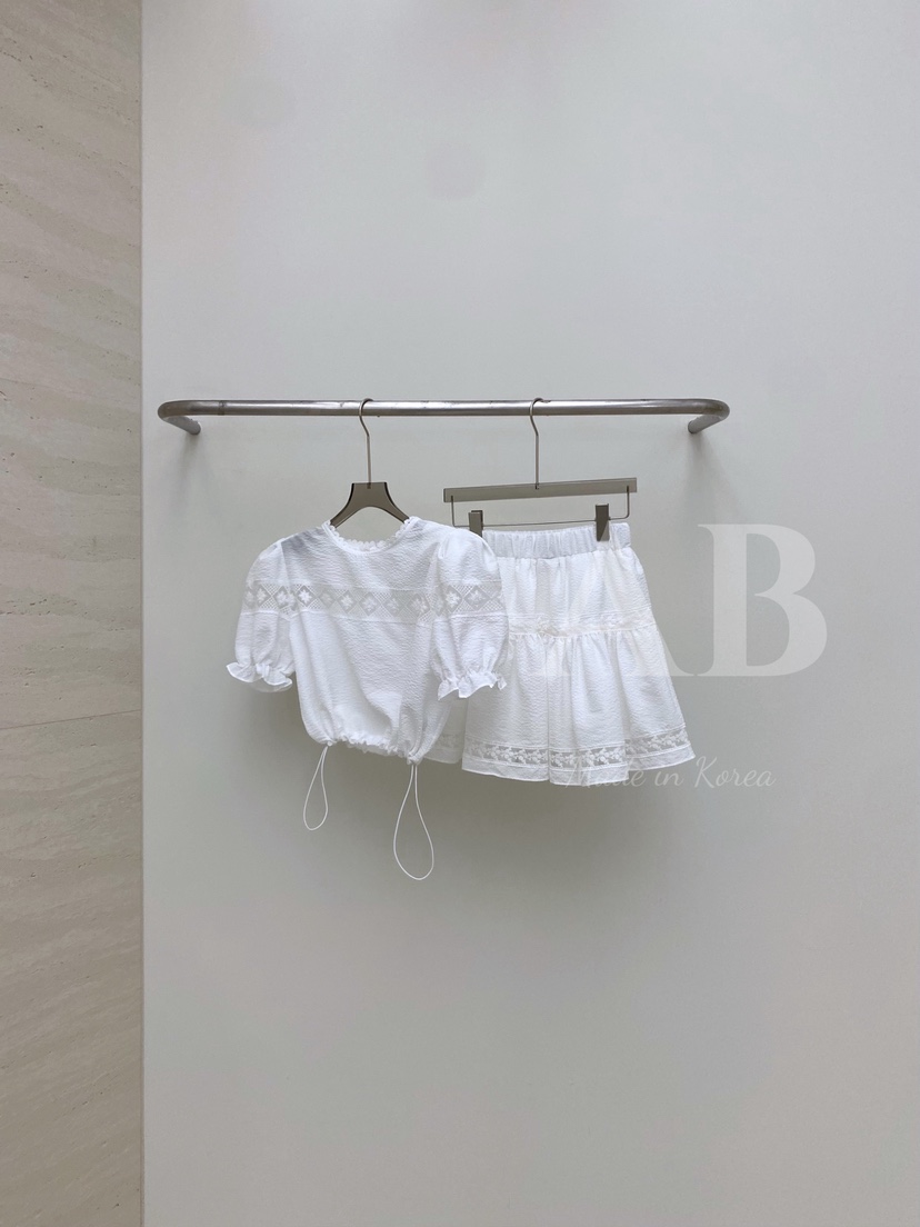 AB韓國直郵女裝新品職業25春夏人氣推薦真品熱賣襯衫蕾絲衫AB襯衫/蕾絲衫