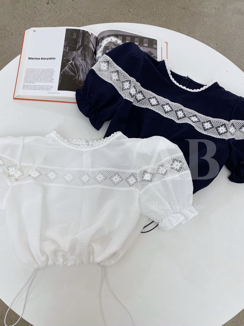 AB韓國直郵女裝新品職業25春夏人氣推薦真品熱賣襯衫蕾絲衫AB襯衫/蕾絲衫