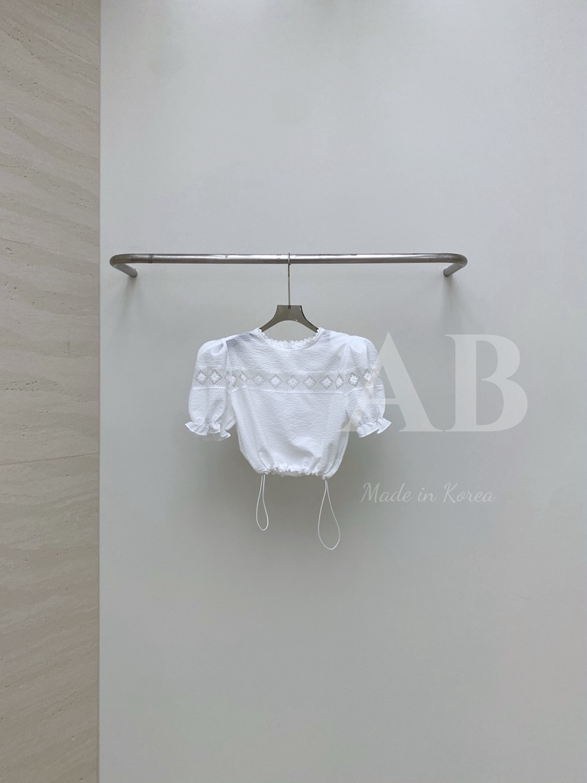 AB韓國直郵女裝新品職業25春夏人氣推薦真品熱賣襯衫蕾絲衫AB襯衫/蕾絲衫圖色1