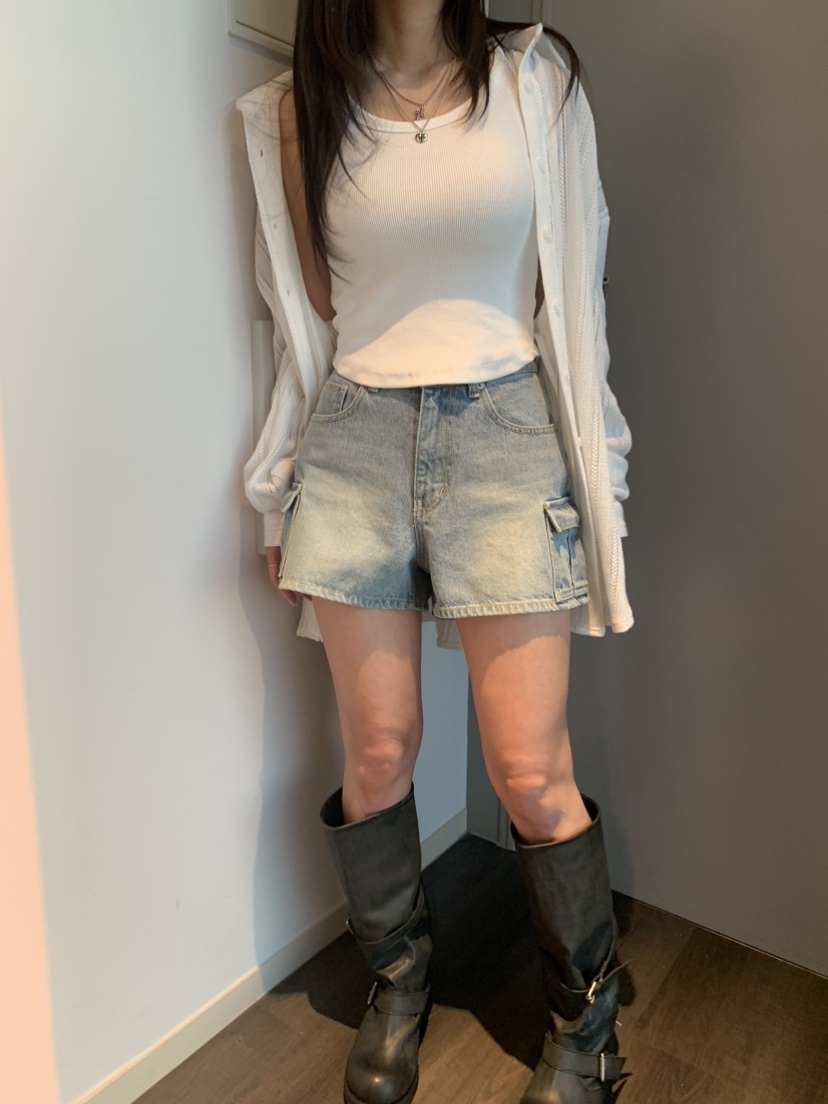 BADCALM東大門實拍女士新款熱賣真品25春夏休閑人氣時尚短褲BADCALM短褲