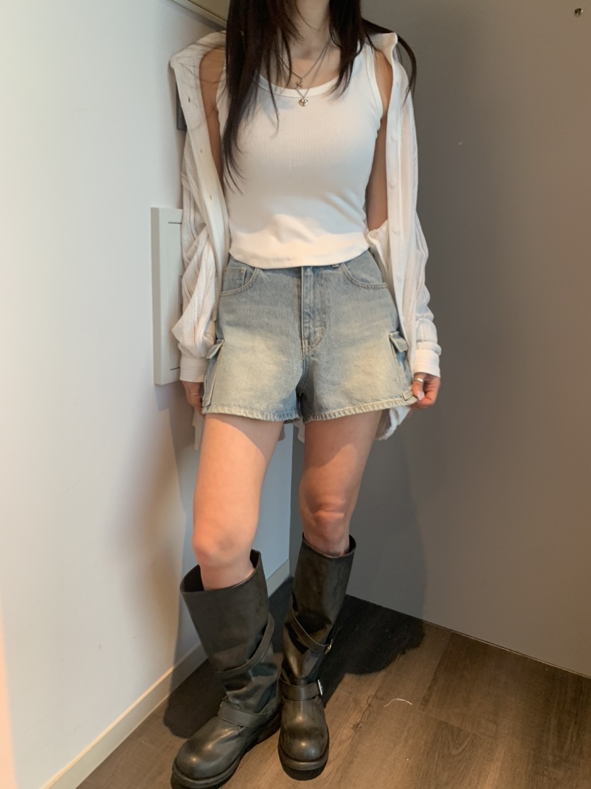 BADCALM東大門實拍女士新款熱賣真品25春夏休閑人氣時尚短褲BADCALM短褲
