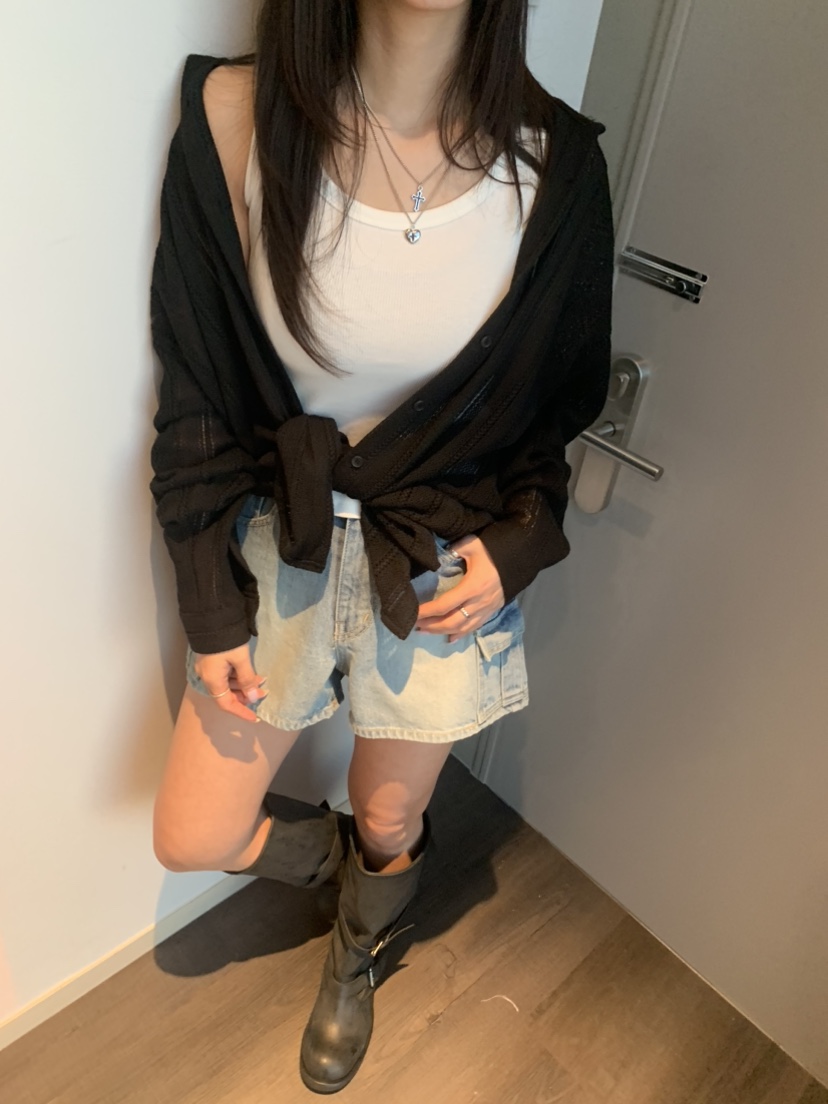 BADCALM東大門實拍女士新款熱賣真品25春夏休閑人氣時尚短褲BADCALM短褲
