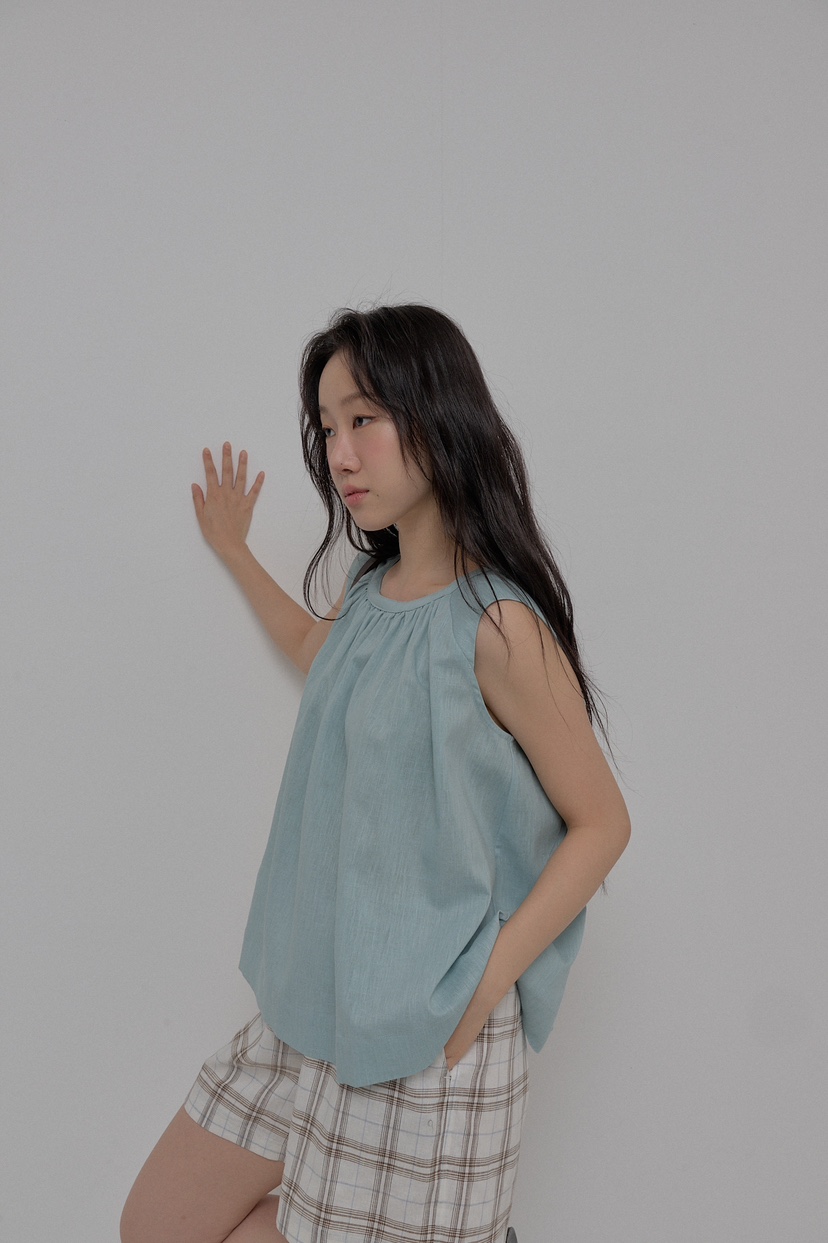 ATHEA東大門代購女裝新款時尚推薦25春夏職業襯衫蕾絲衫亞麻布ATHEA襯衫/蕾絲衫
