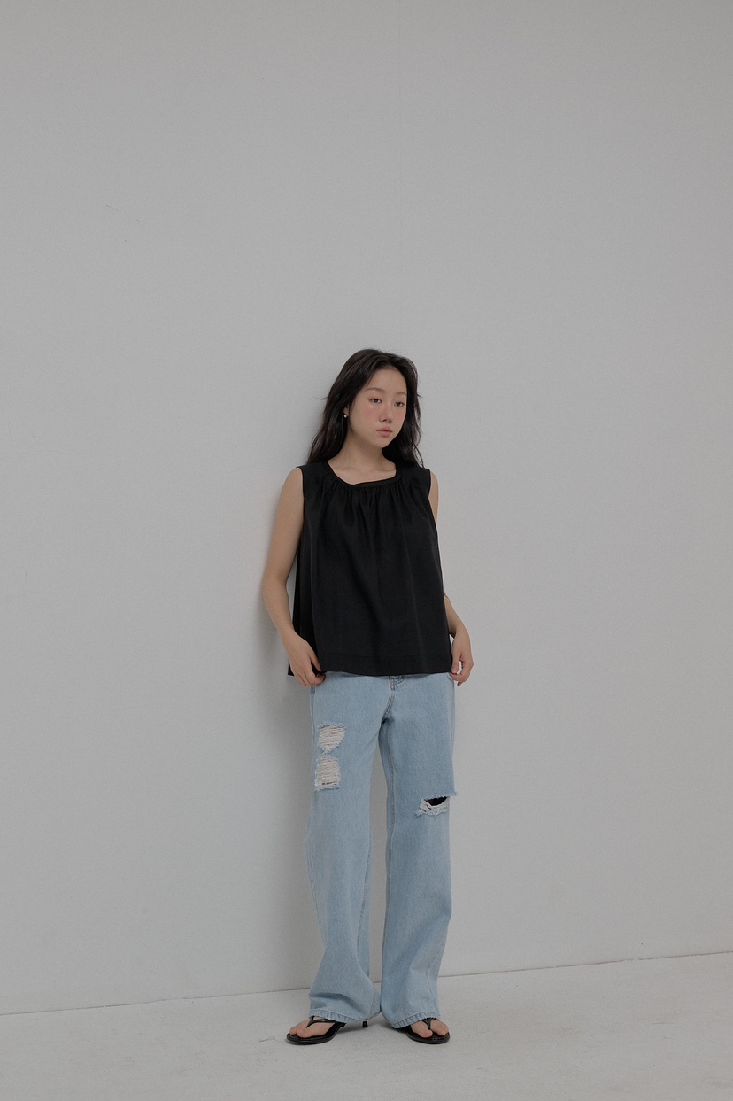 ATHEA東大門代購女裝新款時尚推薦25春夏職業襯衫蕾絲衫亞麻布ATHEA襯衫/蕾絲衫