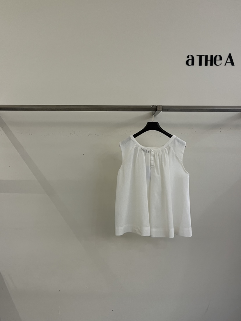 ATHEA東大門代購女裝新款時尚推薦25春夏職業襯衫蕾絲衫亞麻布ATHEA襯衫/蕾絲衫