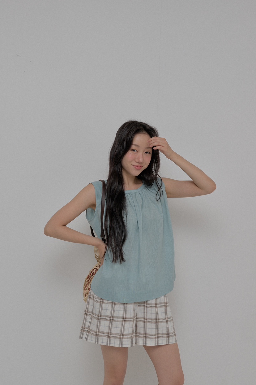 ATHEA東大門代購女裝新款時尚推薦25春夏職業襯衫蕾絲衫亞麻布ATHEA襯衫/蕾絲衫
