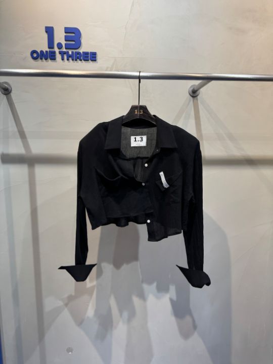 1.3韓國直郵女裝新款真品時尚熱賣人氣25春夏職業襯衫蕾絲衫1.3襯衫/蕾絲衫圖色2