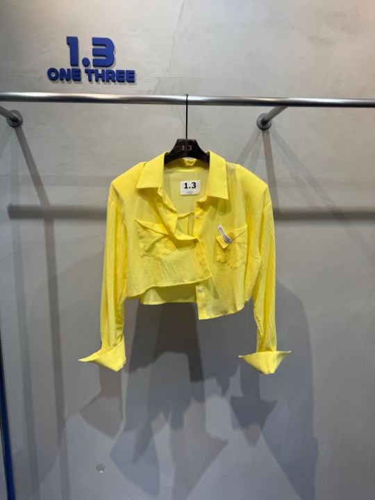 1.3韓國直郵女裝新款真品時尚熱賣人氣25春夏職業襯衫蕾絲衫1.3襯衫/蕾絲衫圖色4