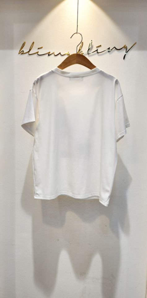 BLING BLING-S東大門直郵女裝新品推薦職業休閑時尚25春夏T恤BLING BLING-ST恤