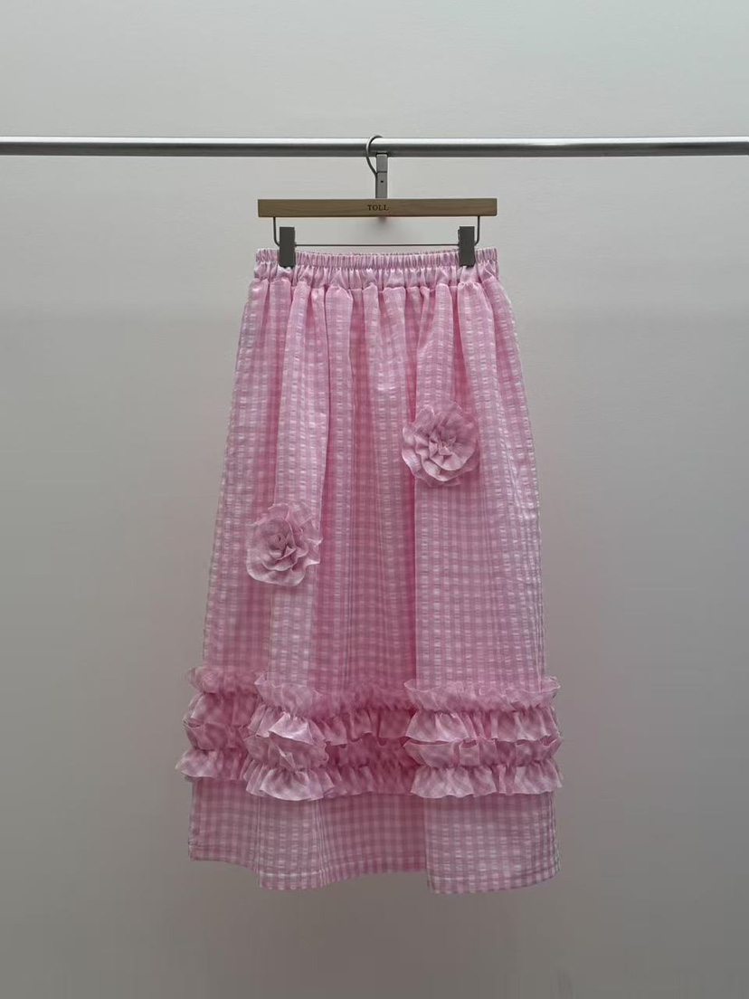 TOLL東大門代購女士新品25春夏人氣時尚職業休閑熱賣真品長裙TOLL長裙圖色1