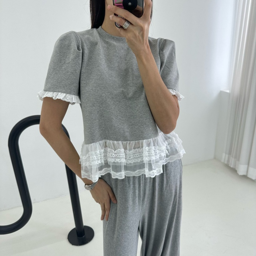 SOUIT東大門實拍女裝新品人氣推薦時尚25春夏職業真品休閑T恤SOUIT by mabel-LT恤