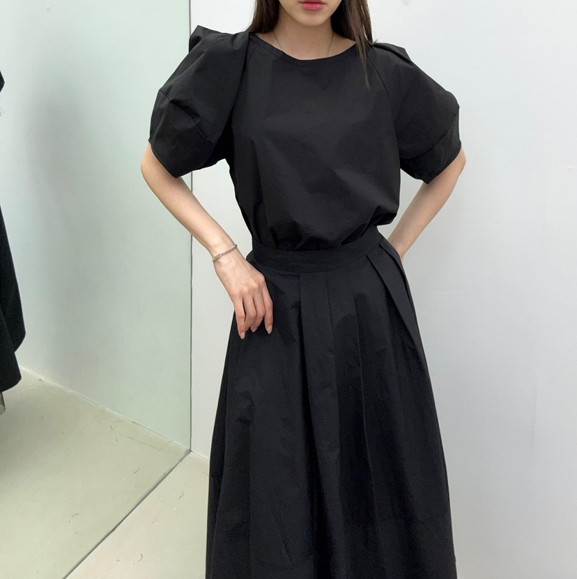 JMIND東大門直郵女士新款真品推薦熱賣人氣襯衫蕾絲衫泡泡袖JMIND襯衫/蕾絲衫圖色2
