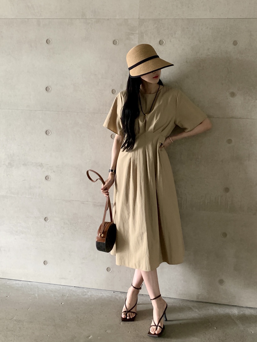 DAVICHI東大門直郵女裝新款時尚推薦休閑熱賣真品職業連衣裙DAVICHI連衣裙