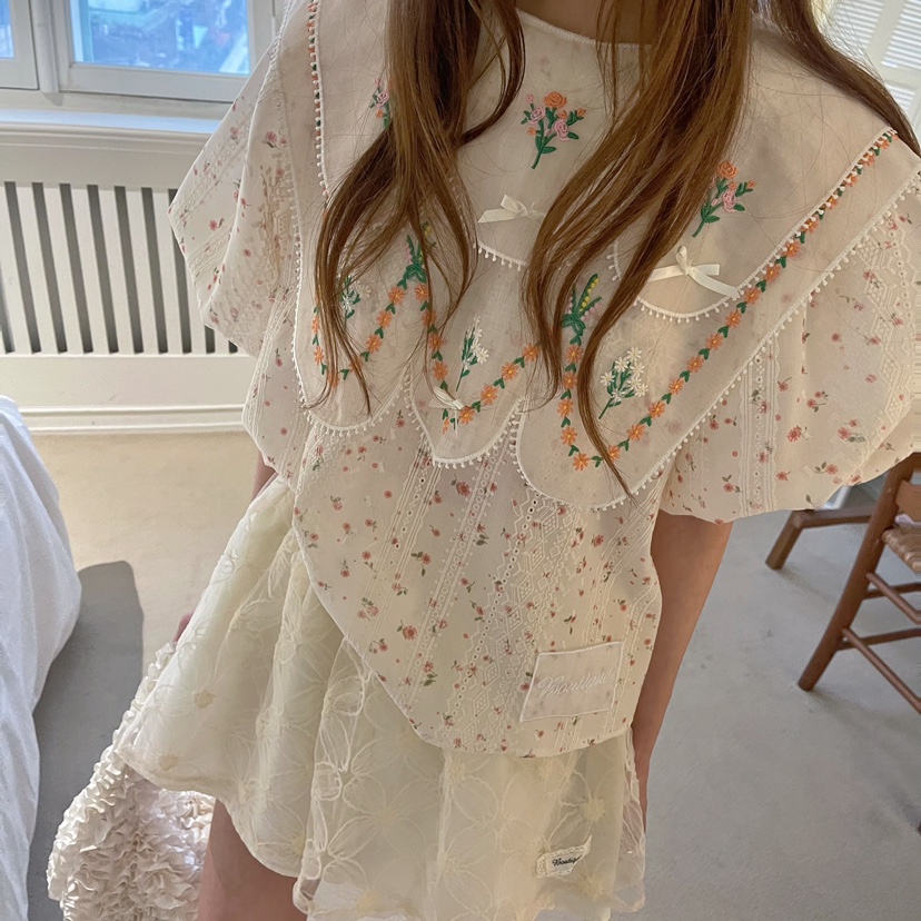BOUTIQUE-L韓國代購女士新款人氣休閑真品推薦職業襯衫蕾絲衫BOUTIQUE-L襯衫/蕾絲衫