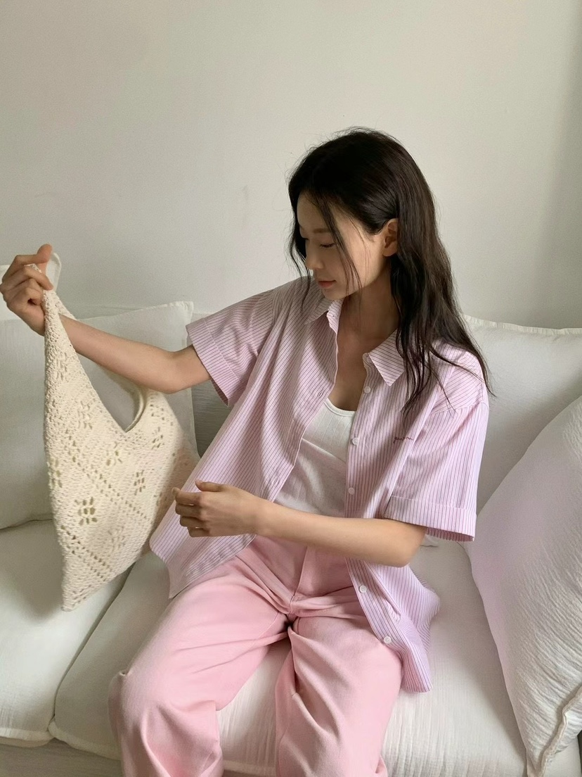 ANOU東大門代購女士新品真品25春夏休閑熱賣推薦襯衫蕾絲衫ANOU襯衫/蕾絲衫
