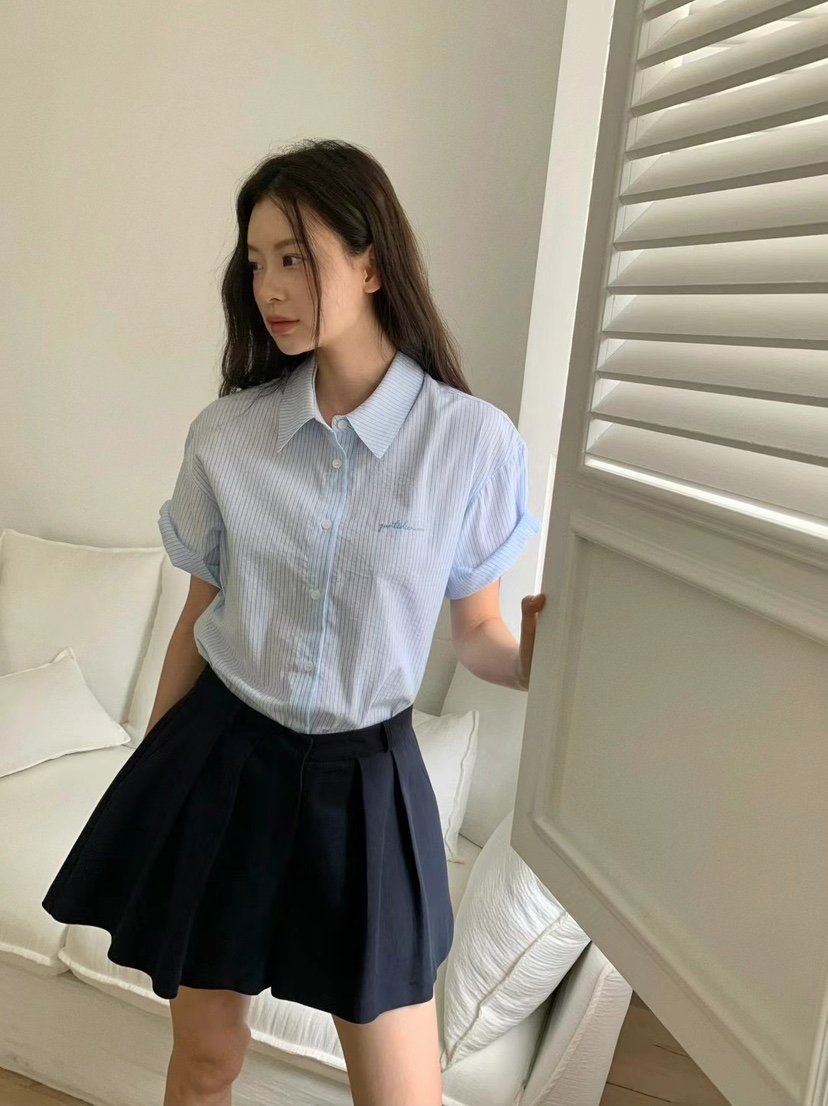 ANOU東大門代購女士新品真品25春夏休閑熱賣推薦襯衫蕾絲衫ANOU襯衫/蕾絲衫