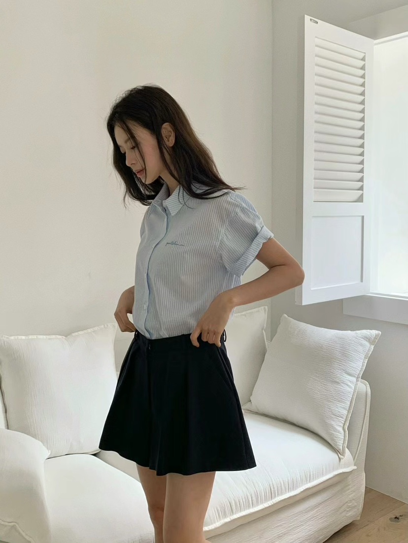 ANOU東大門代購女士新品真品25春夏休閑熱賣推薦襯衫蕾絲衫ANOU襯衫/蕾絲衫
