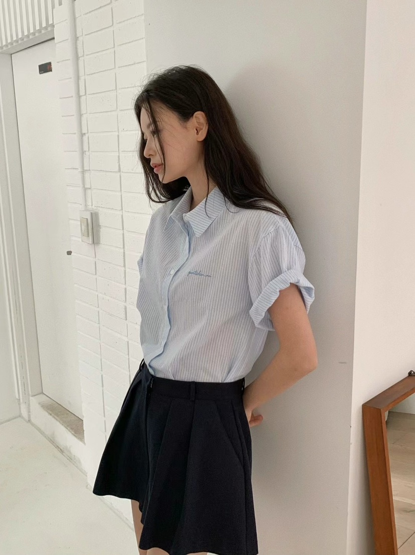 ANOU東大門代購女士新品真品25春夏休閑熱賣推薦襯衫蕾絲衫ANOU襯衫/蕾絲衫