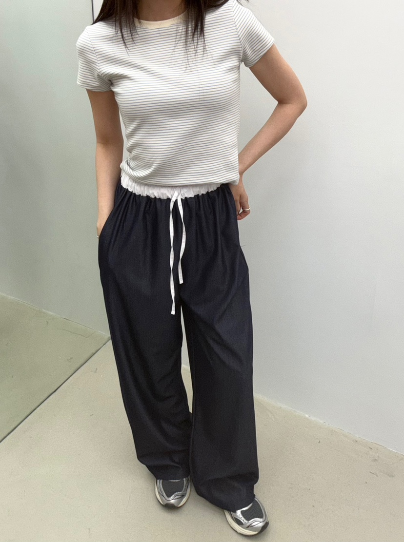 JMIND東大門實拍女裝新品真品熱賣25春夏休閑人氣時尚休閑褲JMIND休閑褲圖色3