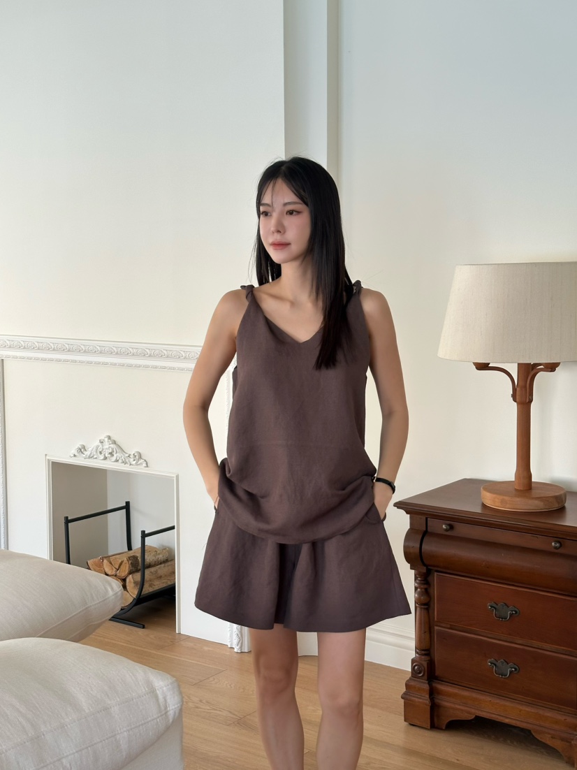LE VASE東大門直郵女士新品熱賣25春夏時尚休閑職業人氣短褲LE VASE短褲