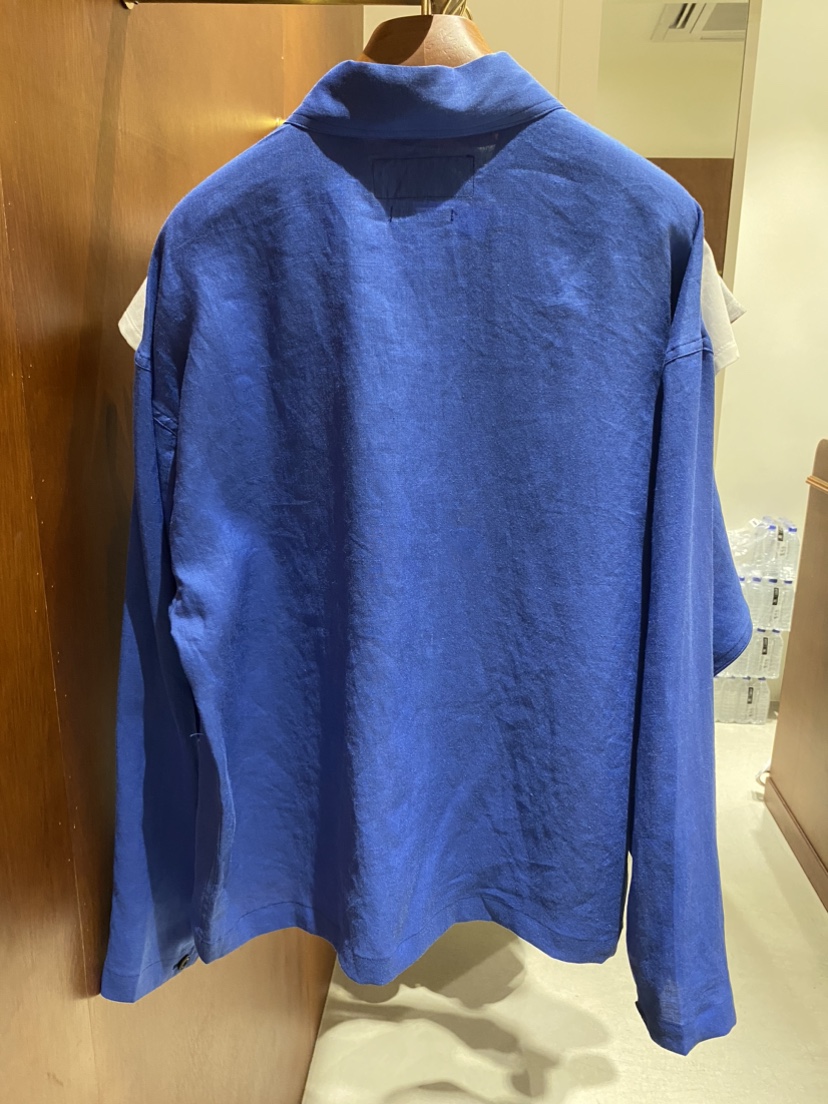 HEBON東大門代購女士新品25春夏職業時尚襯衫蕾絲衫口袋亞麻HEBON襯衫/蕾絲衫