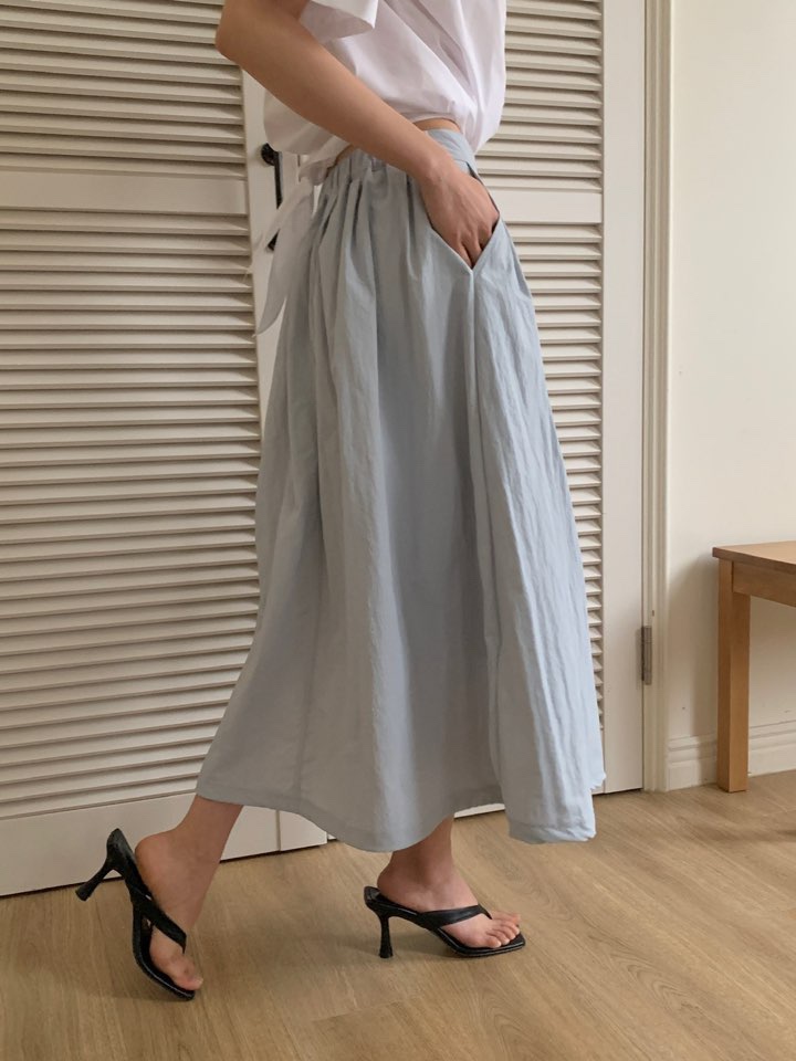 MILUI韓國直郵女裝新品時尚熱賣25春夏休閑職業半身裙中短裙MILUI半身裙/中短裙