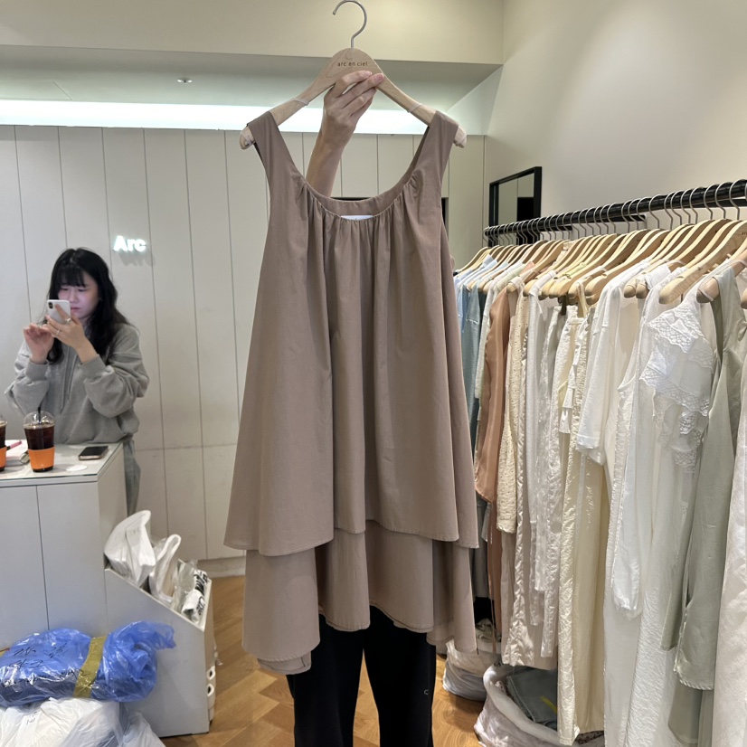 ARC東大門代購女士新款推薦時尚休閑人氣25春夏職業熱賣連衣裙ARC EN CIEL連衣裙圖色3