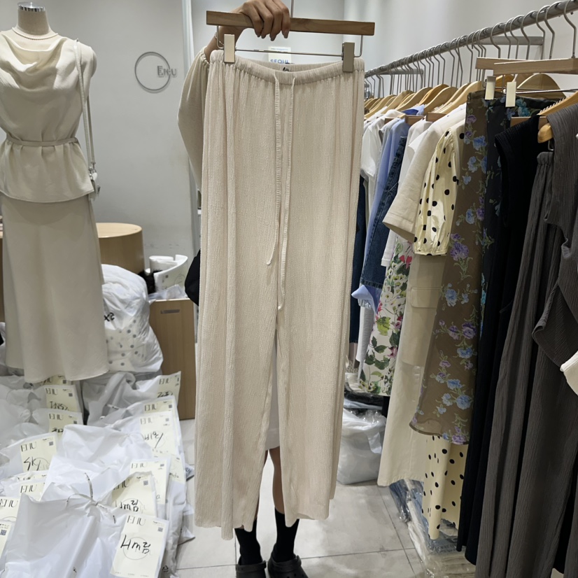 EN.U韓國代購女裝新款人氣真品職業熱賣25春夏推薦時尚休閑褲EN.U休閑褲圖色1