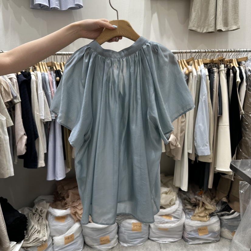 G.I-L韓國直郵女裝新品休閑真品熱賣時尚25春夏襯衫蕾絲衫G.I-L襯衫/蕾絲衫