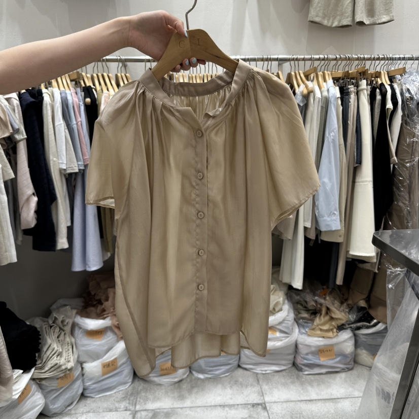 G.I-L韓國直郵女裝新品休閑真品熱賣時尚25春夏襯衫蕾絲衫G.I-L襯衫/蕾絲衫圖色3