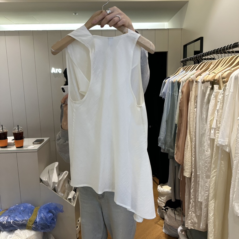 ARC韓國代購女裝新品25春夏休閑真品職業推薦人氣熱賣吊帶背心ARC EN CIEL吊帶/背心