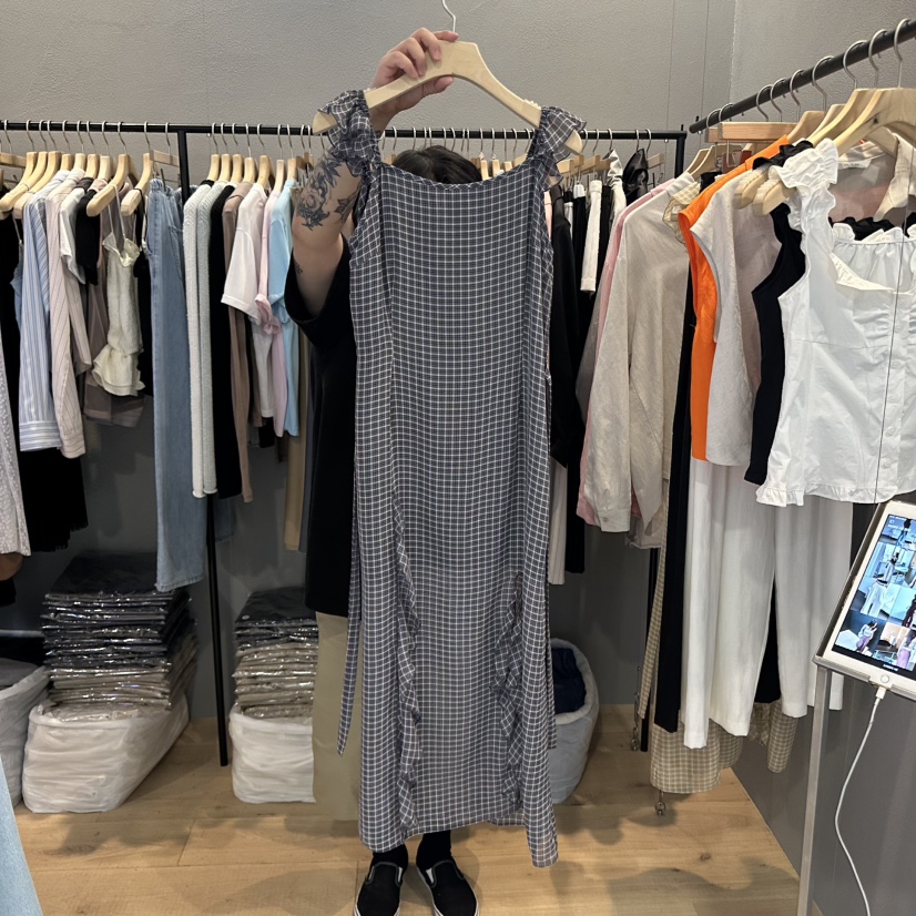 FLAMME TOIT韓國代購女士新品時尚人氣熱賣推薦真品連衣裙FLAMME TOIT連衣裙圖色2