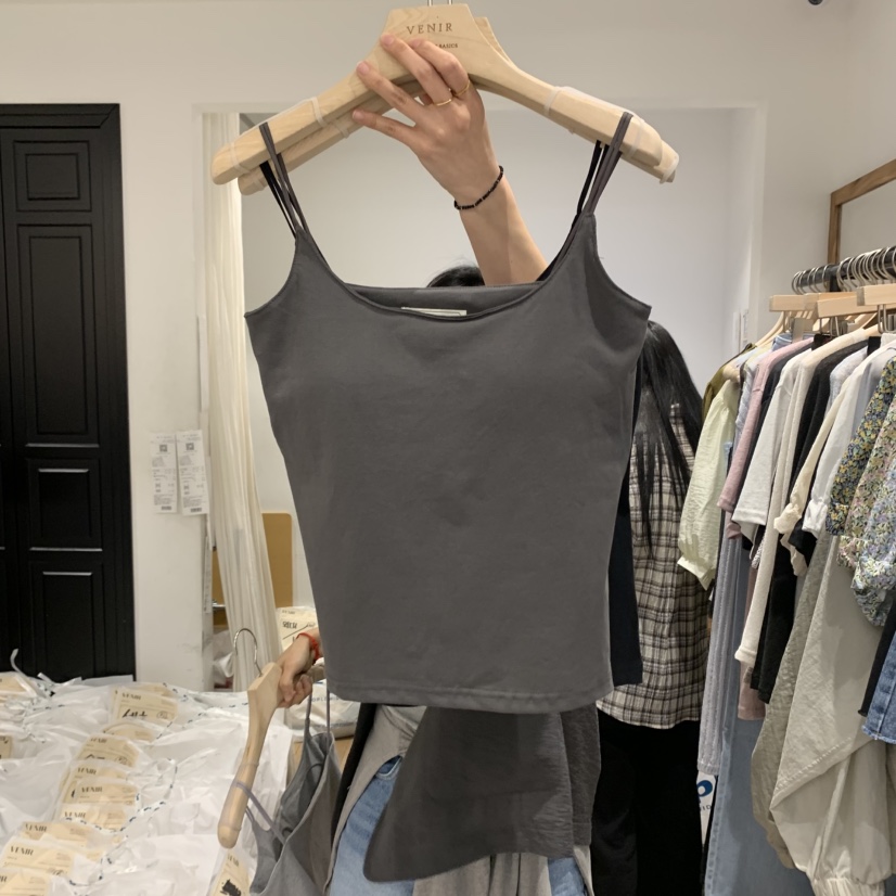 VENIR-a東大門代購女裝新品25春夏時尚休閑人氣熱賣吊帶背心VENIR-a吊帶/背心圖色2