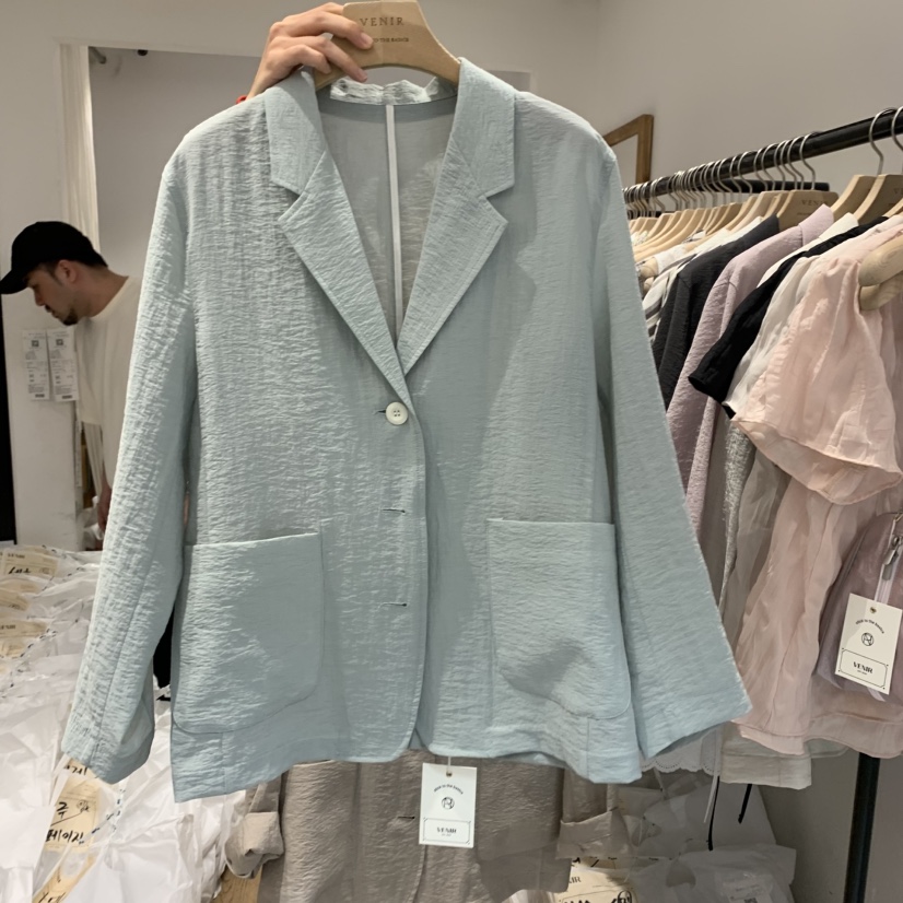VENIR-a韓國代購女士新品真品推薦人氣時尚職業25春夏夾克VENIR-a夾克圖色3