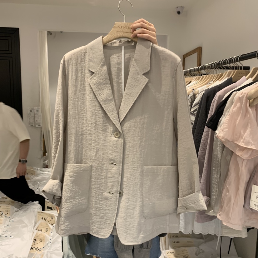 VENIR-a韓國代購女士新品真品推薦人氣時尚職業25春夏夾克VENIR-a夾克圖色4